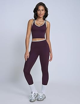 ABOCIW Womens Color Block Workout Sets Racerback Tank Top High Waist Leggings Gym Set Yoga Pilate... | Amazon (US)