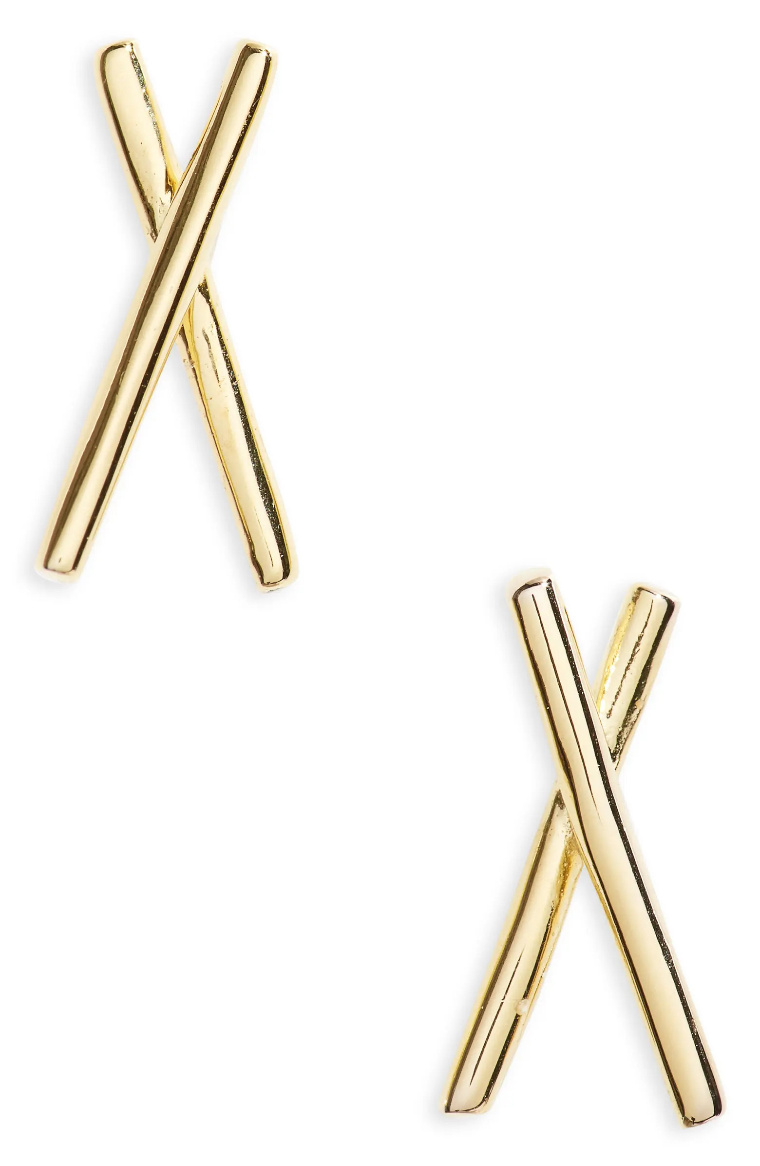 Madewell Delicate Collection Demi-Fine X-Stud Earrings | Nordstrom | Nordstrom
