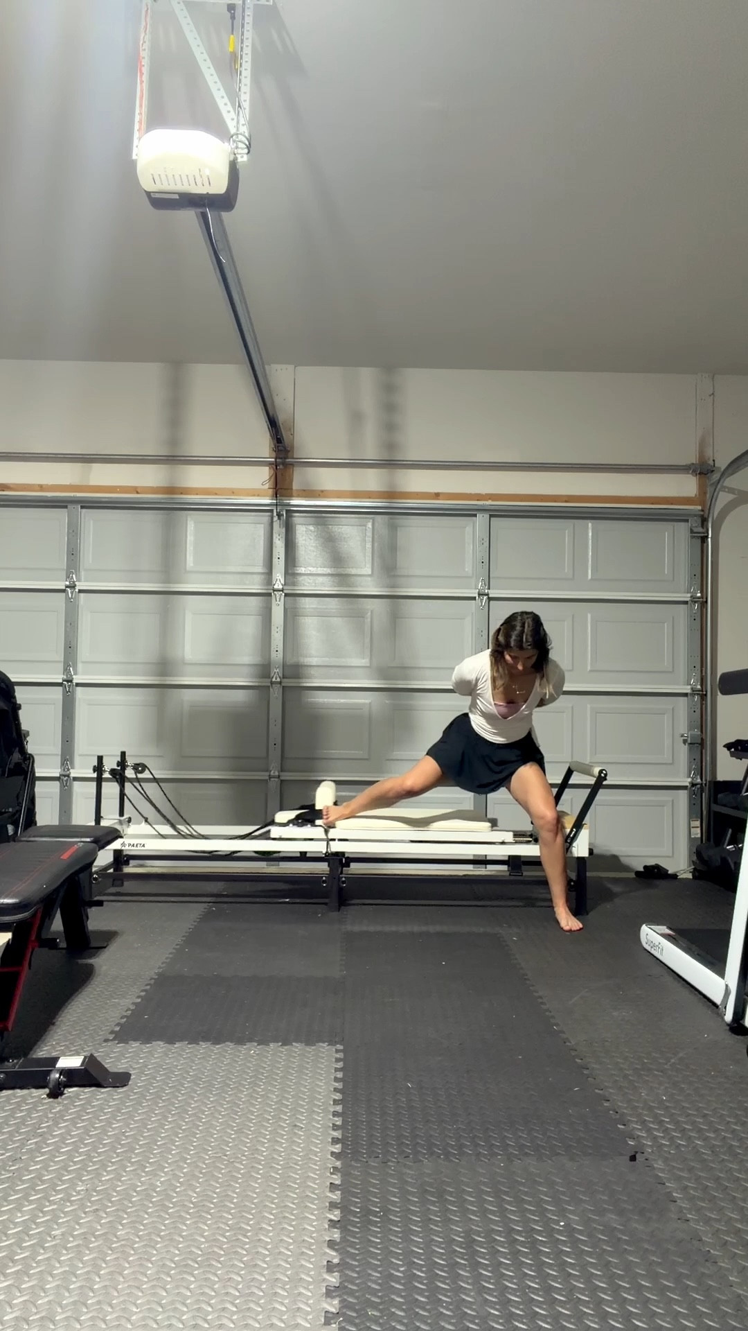 Pilates reformer that I use everyday! 
-
Pilates reformer // Pilates // Pilates era // exercise // athleisure // activewear // wrap shirt // Amazon finds 

#LTKfitnessgoals #LTKmorningroutine #LTKmomlife