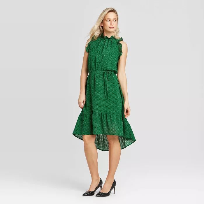 Women's Sleeveless Ruffle Trim Dress - Who What Wear™ | Target