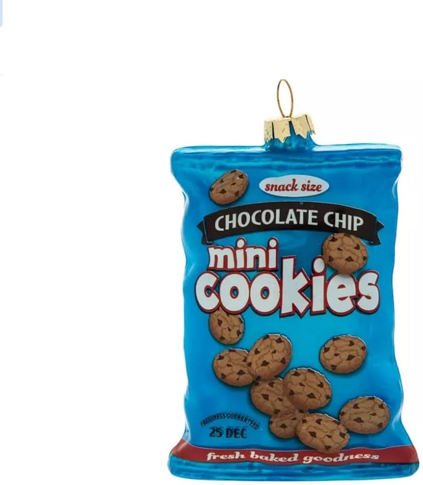 Mini Chocolate Chip Cookies Treat Bag Christmas Tree Ornament | Amazon (US)