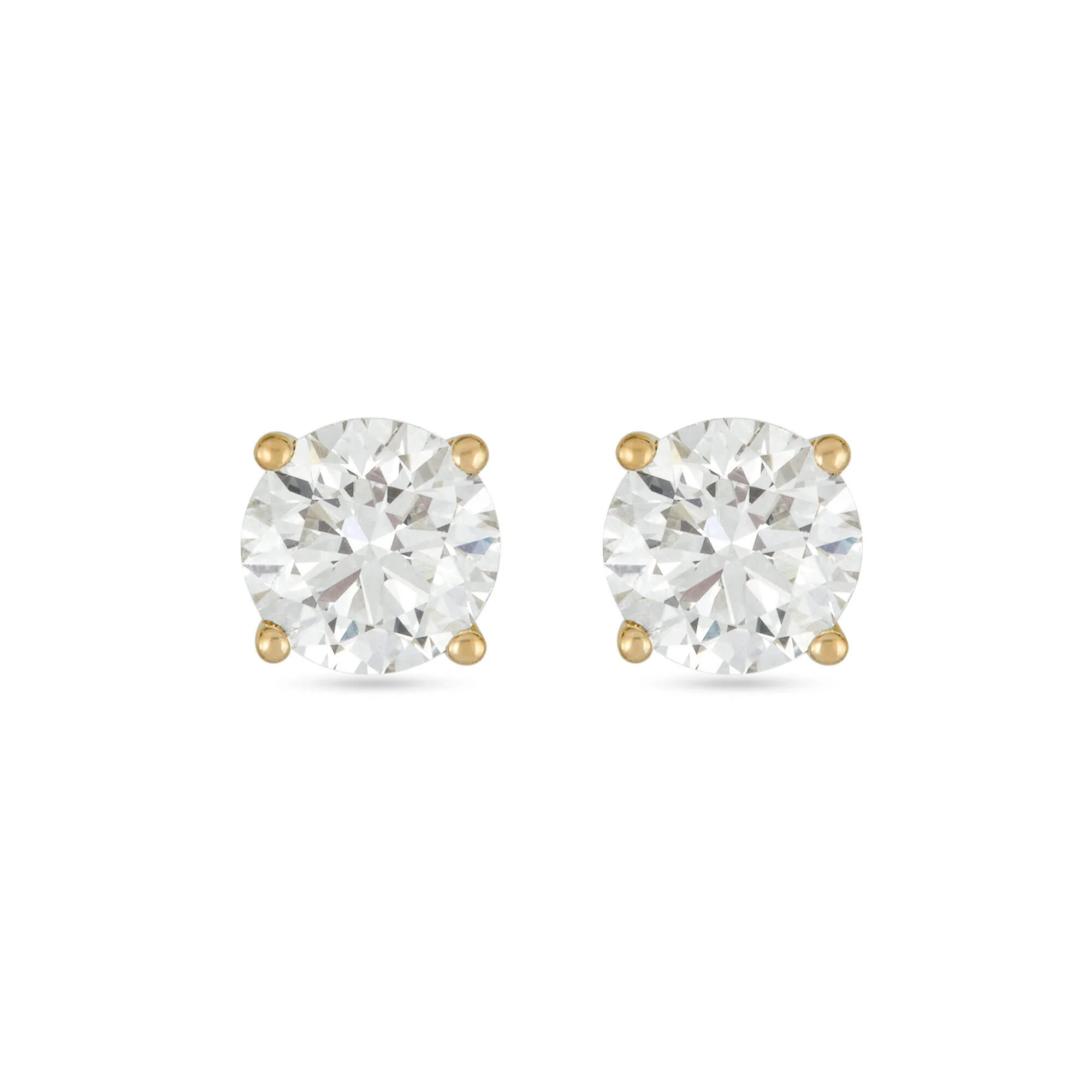 LAB-Created Classic Diamond Studs | STONE AND STRAND