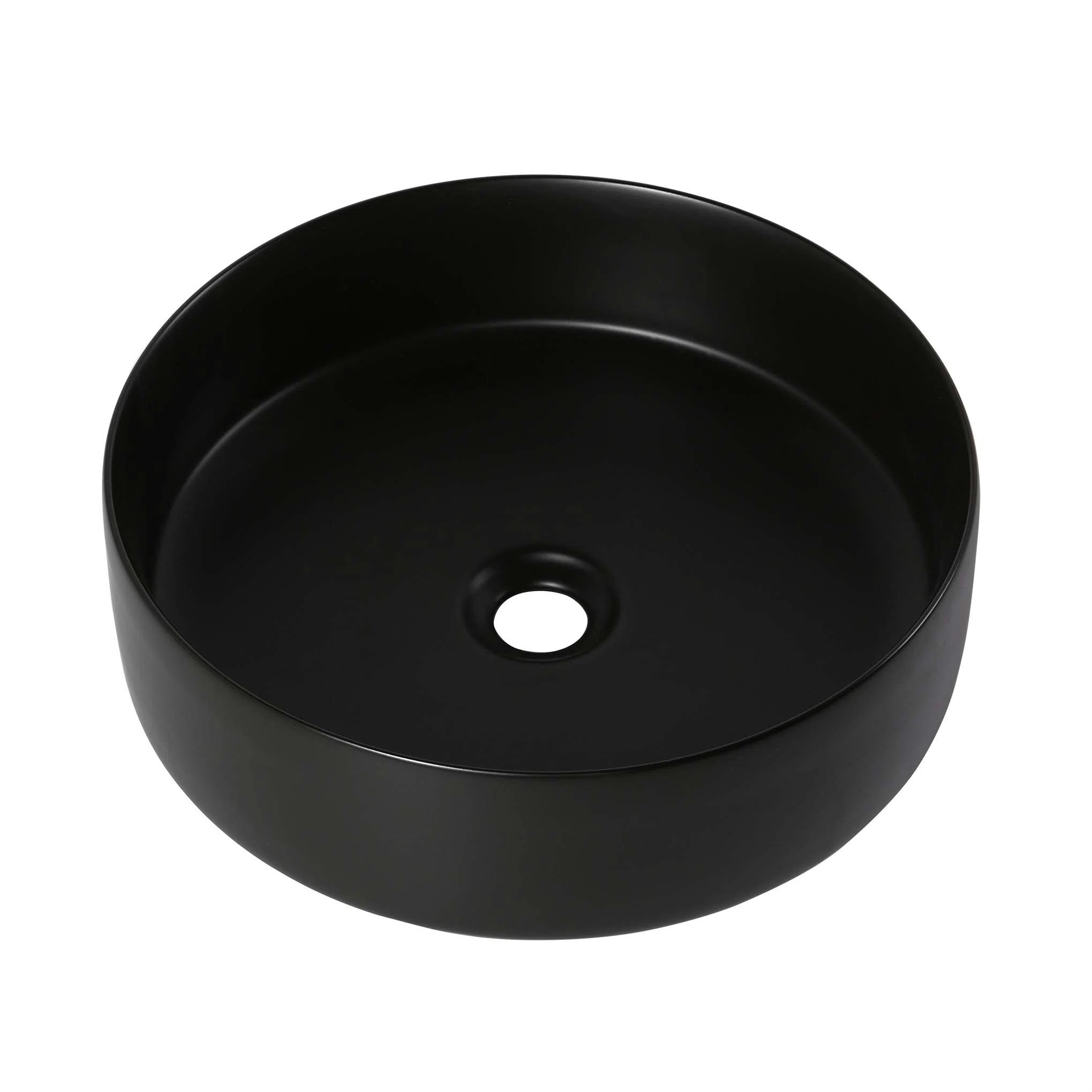 Elegance Plexi Home 15.7'' Ceramic Circular Bathroom Sink EPH-0435B | Wayfair North America