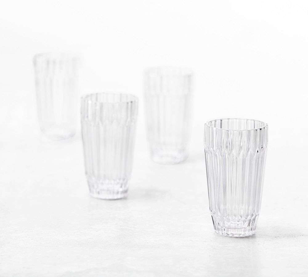 Fluted Glass Tumbler - Set of 6 | Pottery Barn (US)