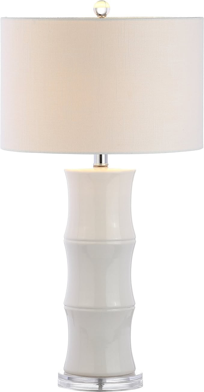 JONATHAN Y JYL3015C Tiki 26.5" Ceramic LED Table Lamp Contemporary Traditional Bedside Desk Night... | Amazon (US)