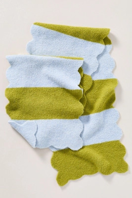 Scallop Stripe Scarf | Anthropologie (US)