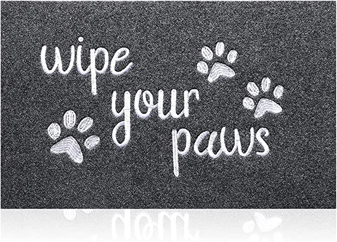 Welcome Door Mats for Outdoor Entrance Funny Rug Wipe Your Paws Floor Mat, Welcome Mats for Front... | Amazon (US)