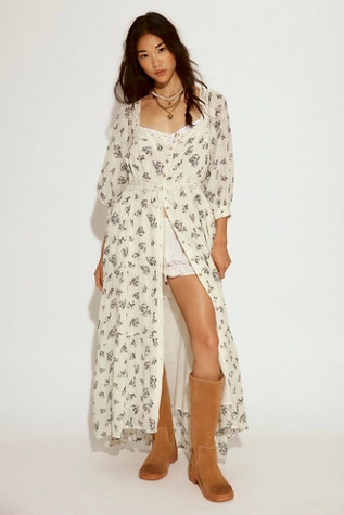 Morning Meadows Long-Sleeve Maxi Dress | Free People (Global - UK&FR Excluded)