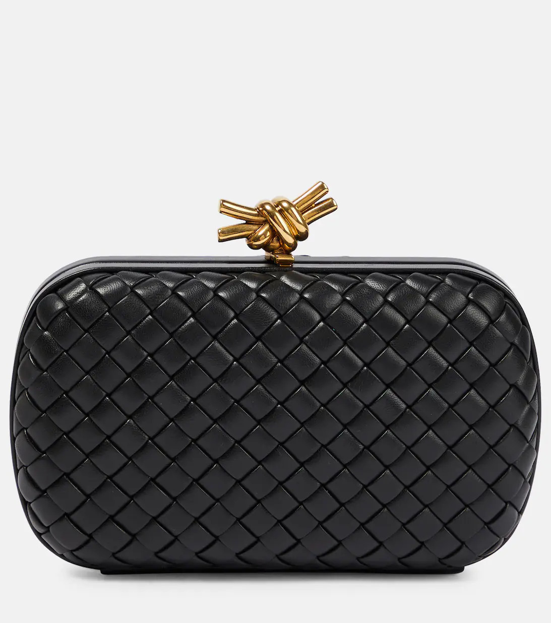Bottega VenetaKnot Intreccio leather clutch | Mytheresa (US/CA)