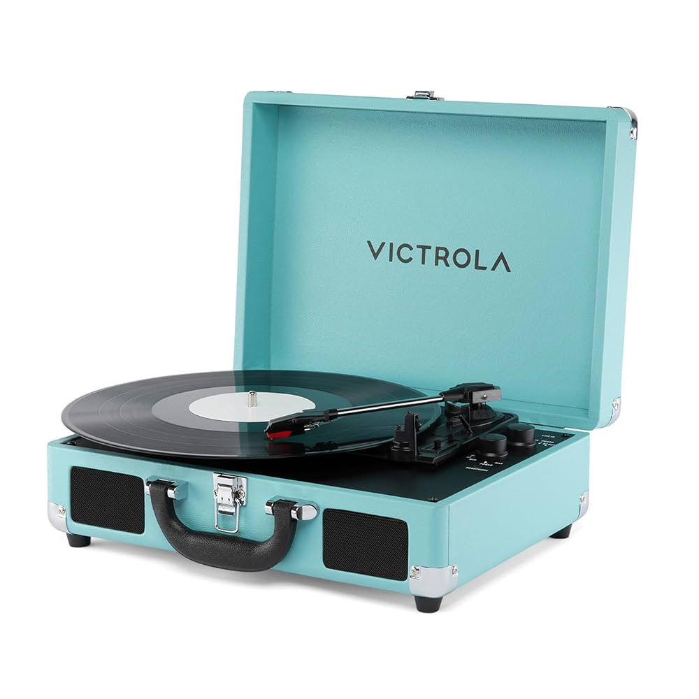 Victrola Journey II (2025 Model) – Bluetooth Suitcase Record Player – Built-in Stereo Speaker... | Amazon (US)