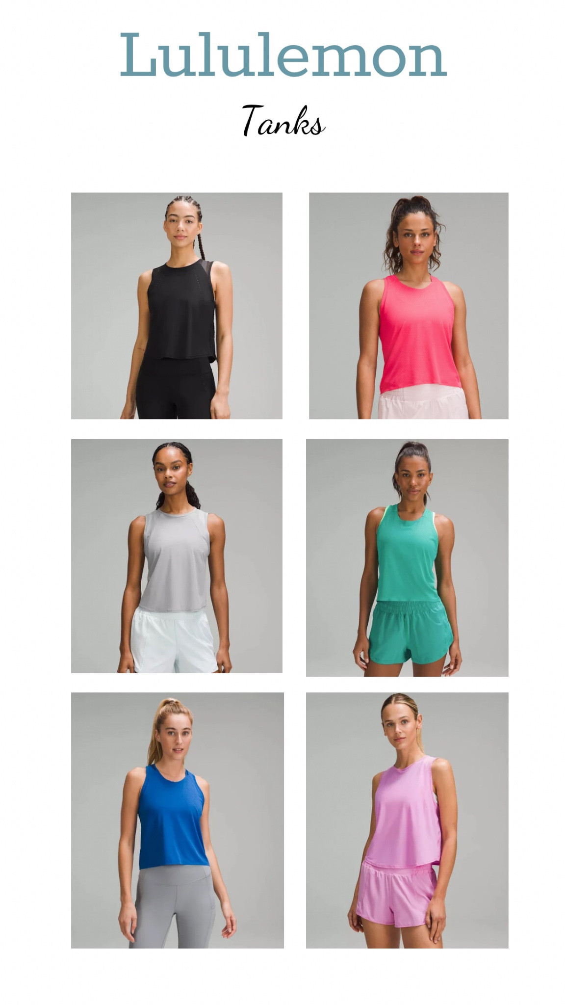Favorite Lululemon workout tanks. I’m a size 6-8 depending on the style  

#LTKGiftGuide #LTKMostLoved #LTKfitness