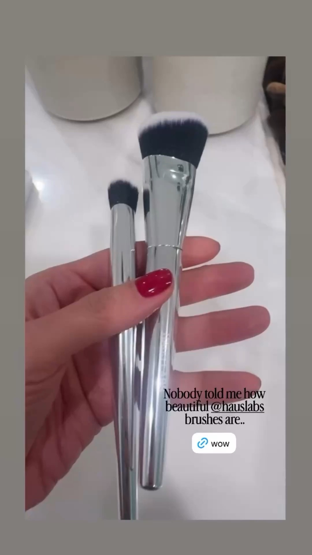 Nobody told me how beautiful @hauslabs brushes are..