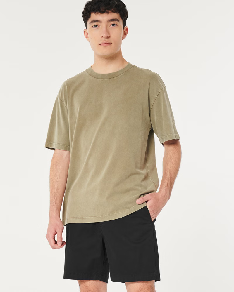 Twill Jogger Shorts 7" | Hollister (US)