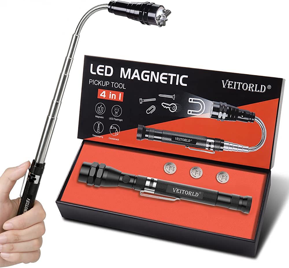 VEITORLD Gifts for Men Dad Husband Christmas, Telescoping Magnetic Pickup Tools, Cool Anniversary... | Amazon (US)