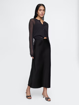 Satin Maxi Skirt | Gap (US)