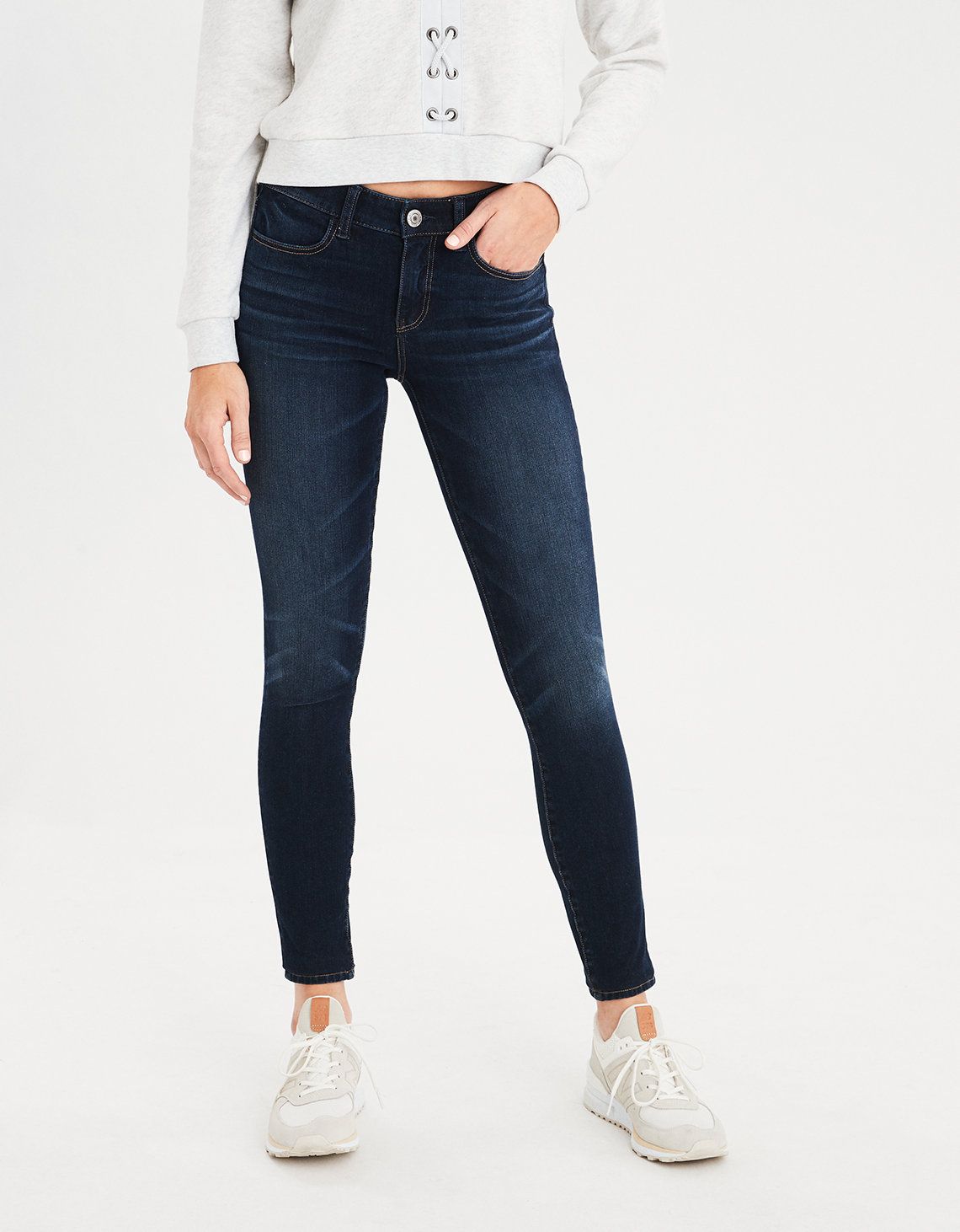 The Dream Jean Jegging, Cobalt Night | American Eagle Outfitters (US & CA)