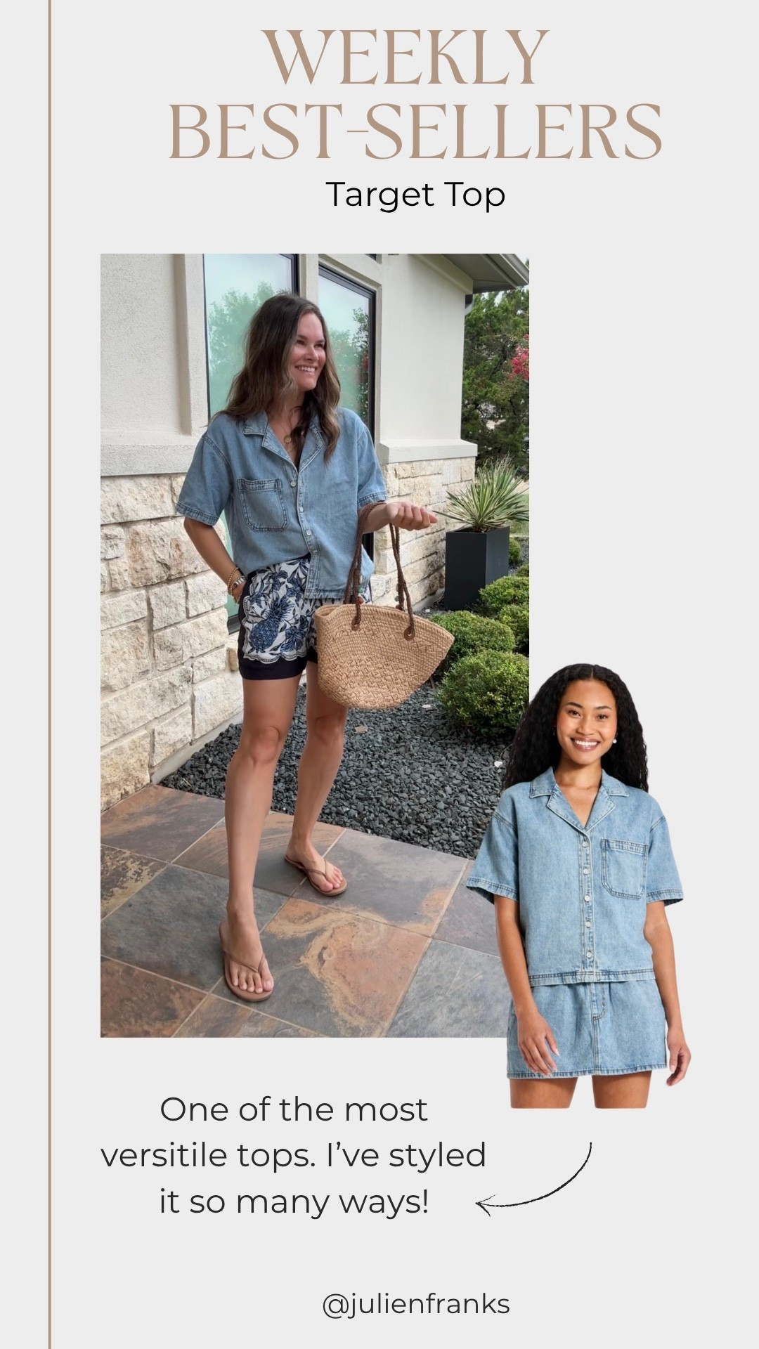 This Target top has been on repeat for me this summer! This is an easy one to transition into fall with.

#LTKootd #LTKSeasonal #LTKmomlife