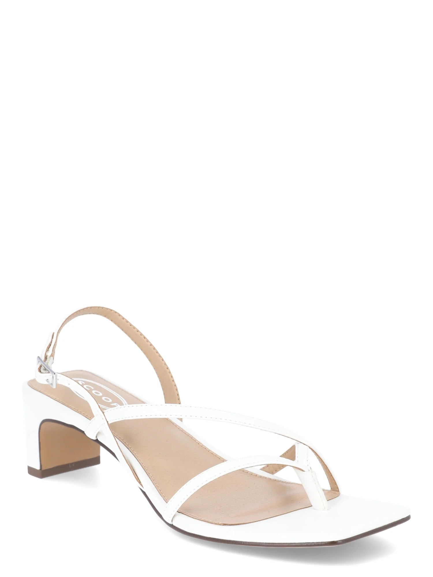 Scoop Women's Slingback Block Heels with Adjustable Strap | Walmart (US)