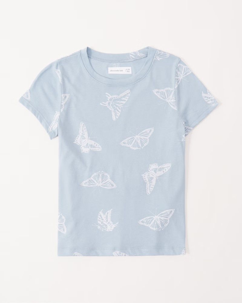 girls essential pattern short-sleeve tee | girls | Abercrombie.com | Abercrombie & Fitch (US)