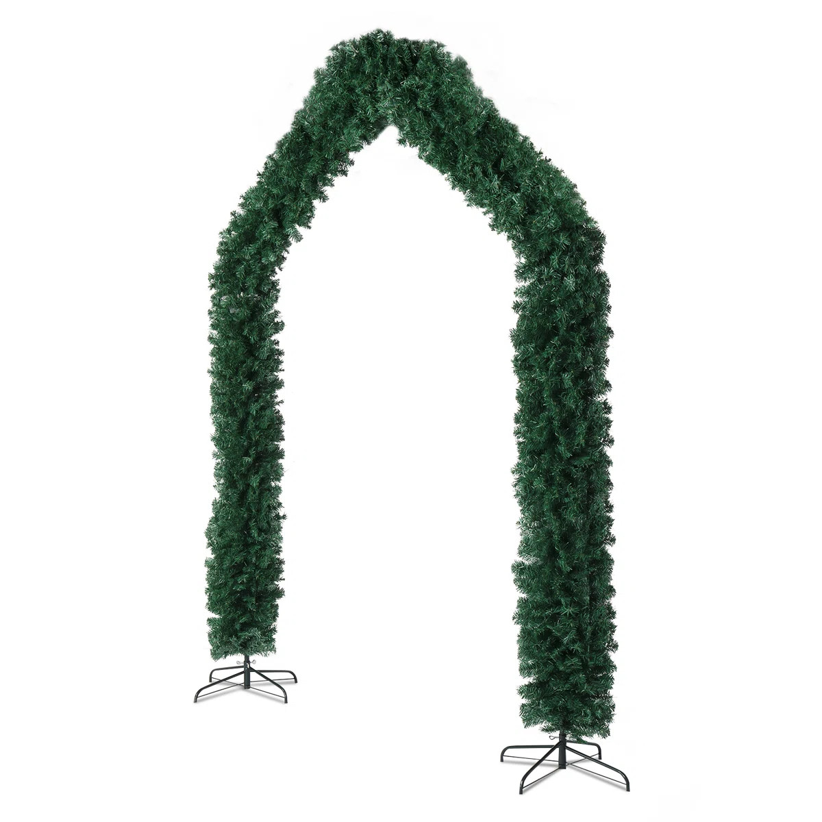 PVC Green Archway Outdoor Christmas Decoration | Wayfair North America
