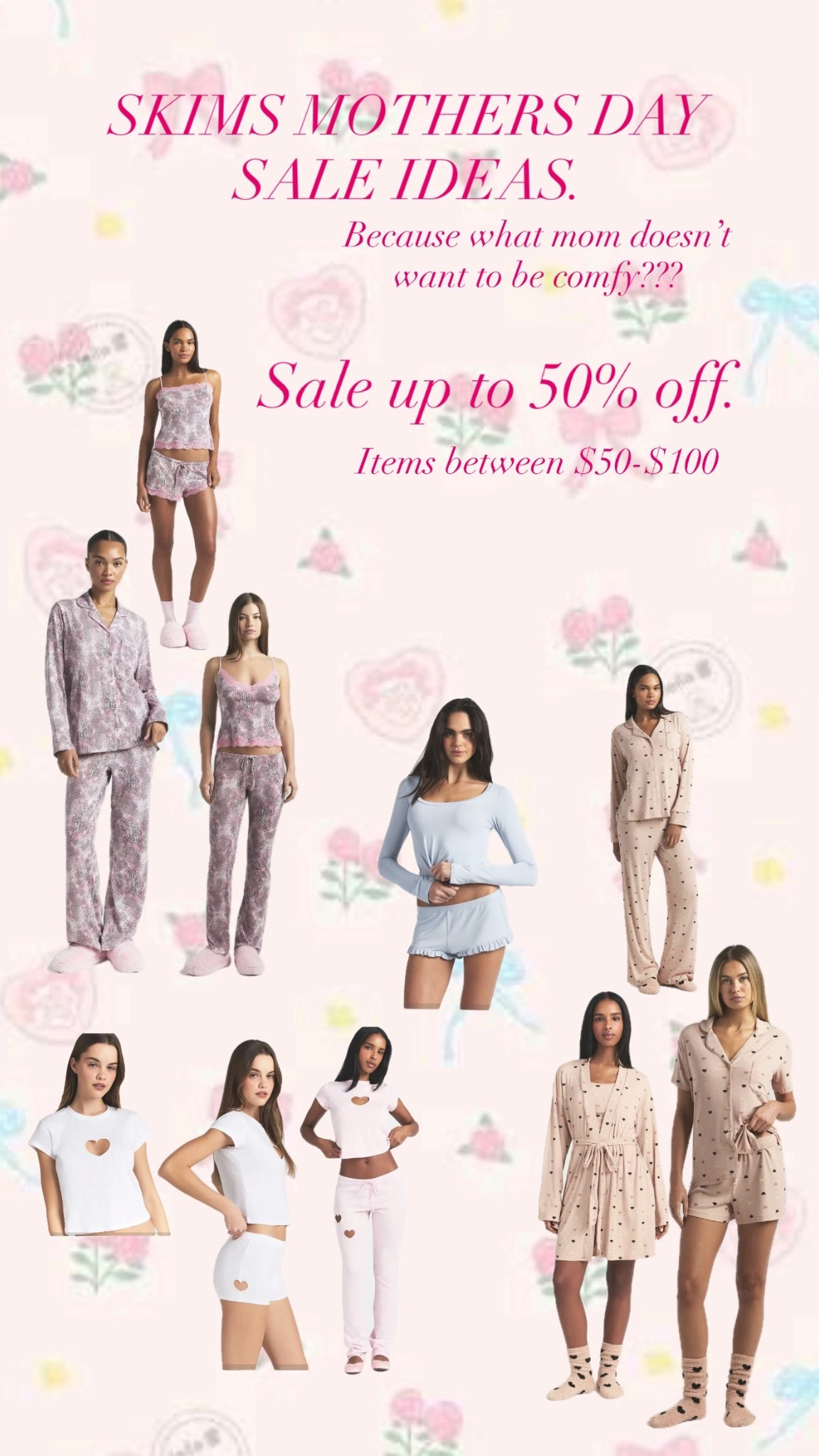 Skims sale. Some cozy PJs for Mother’s Day ideas. 

#LTKselfcare #LTKootd #LTKMothersDay