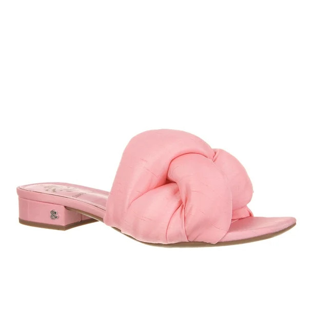 Sam & Libby Women's Kendall Knotted Upper Slide Sandal | Walmart (US)