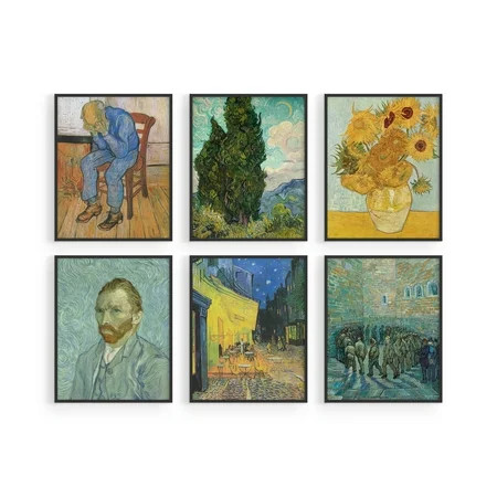 Van Gogh Poster Van Gogh Prints - By Haus and Hues Fine Art Paintings Vincent Van Gogh Paintings Art | Walmart (US)