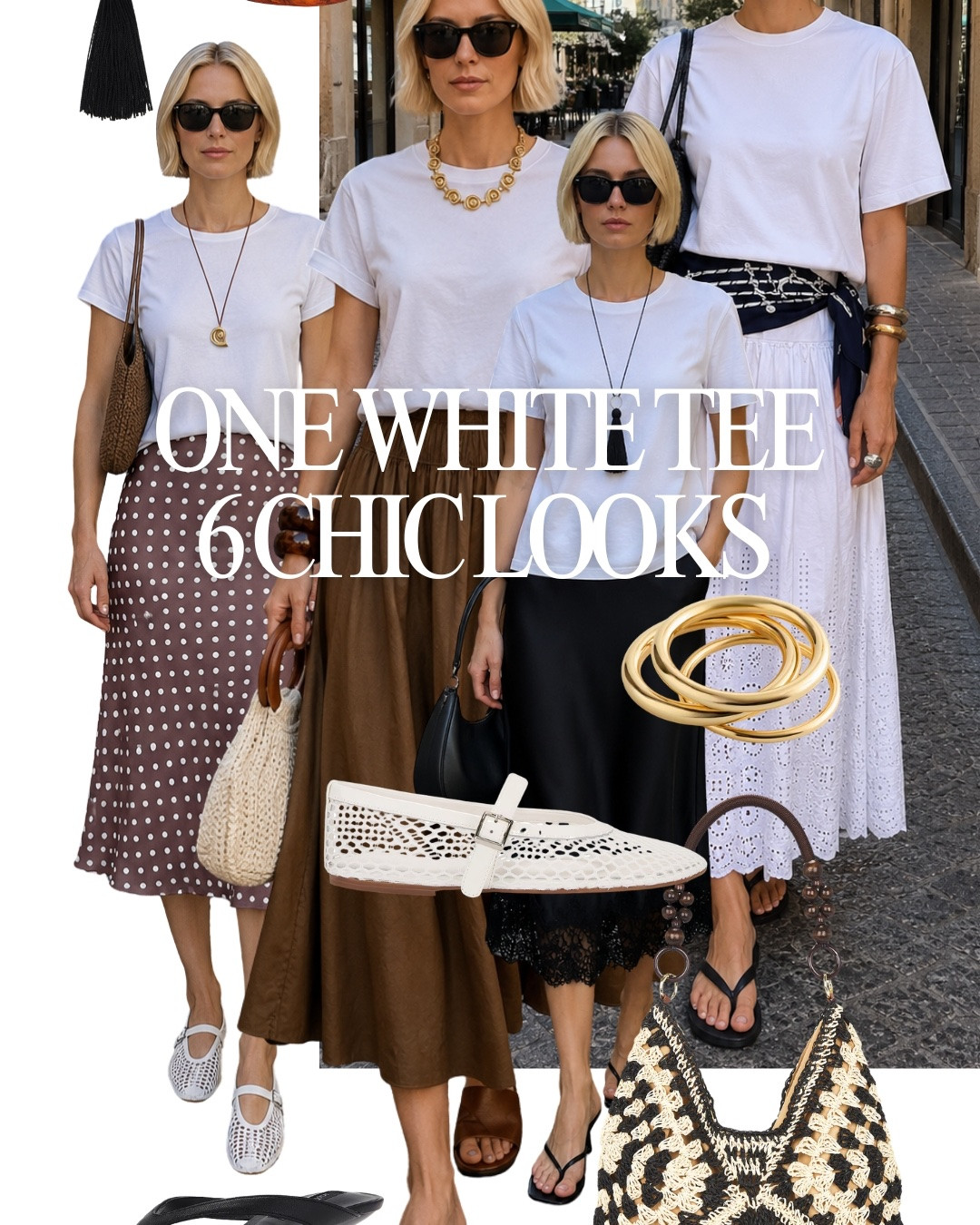 One white tee.
Timeless outfit ideas.
A great white tee is the easiest piece to style all summer long.✨julienneschoice

#WhiteTee #SummerStyle #SkirtOutfits #CapsuleWardrobe #LTKStyle #MinimalStyle

#LTKootd #LTKSeasonal