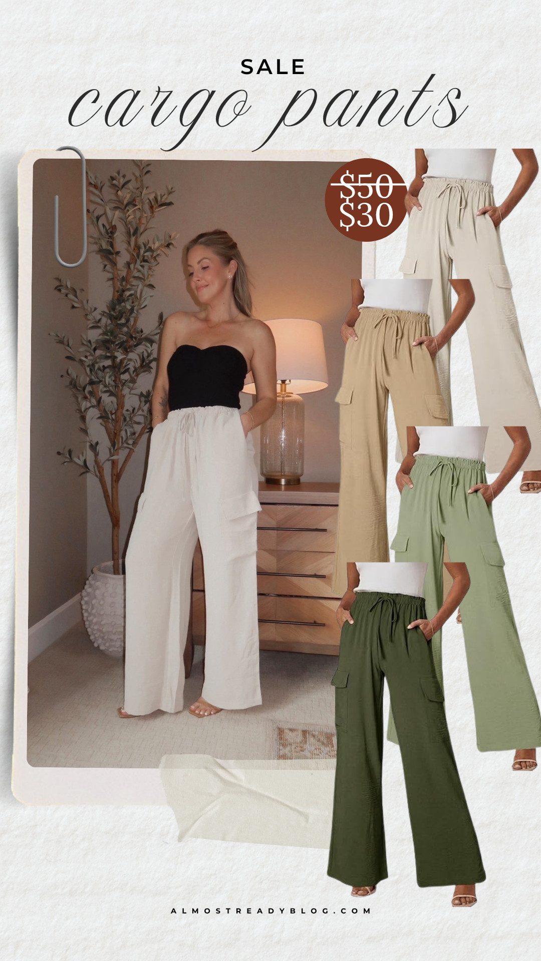 Small top & pants 


Amazon wide leg cargo pants on sale, spring style, summer style, vacation must have, neutrals, amanda west, almostreadyblog 

 

#LTKSaleAlert #LTKPetite #LTKOver40