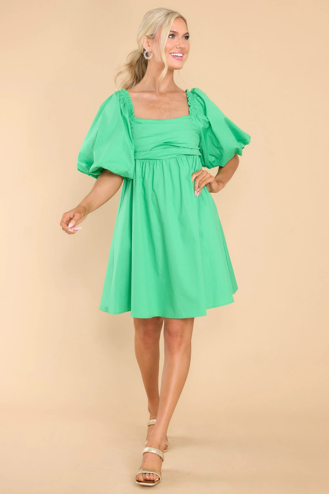 That Warm Glow Green Dress | Red Dress