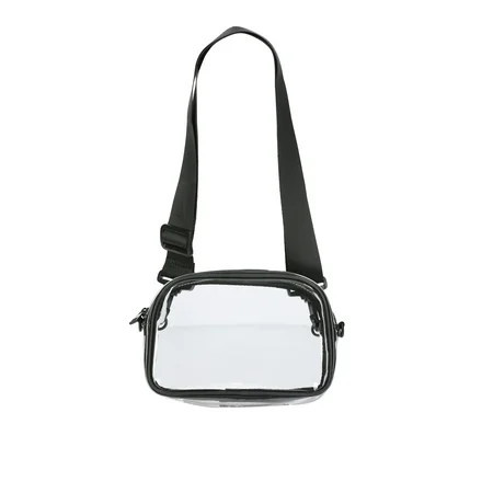 No Boundaries Women's Hands Free Belt Bag, Clear | Walmart (US)