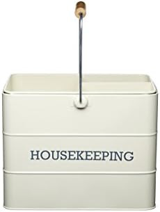 KitchenCraft Living Nostalgia Metal Cleaning Caddy, 33 x 21 x 26 cm - Antique Cream | Amazon (US)