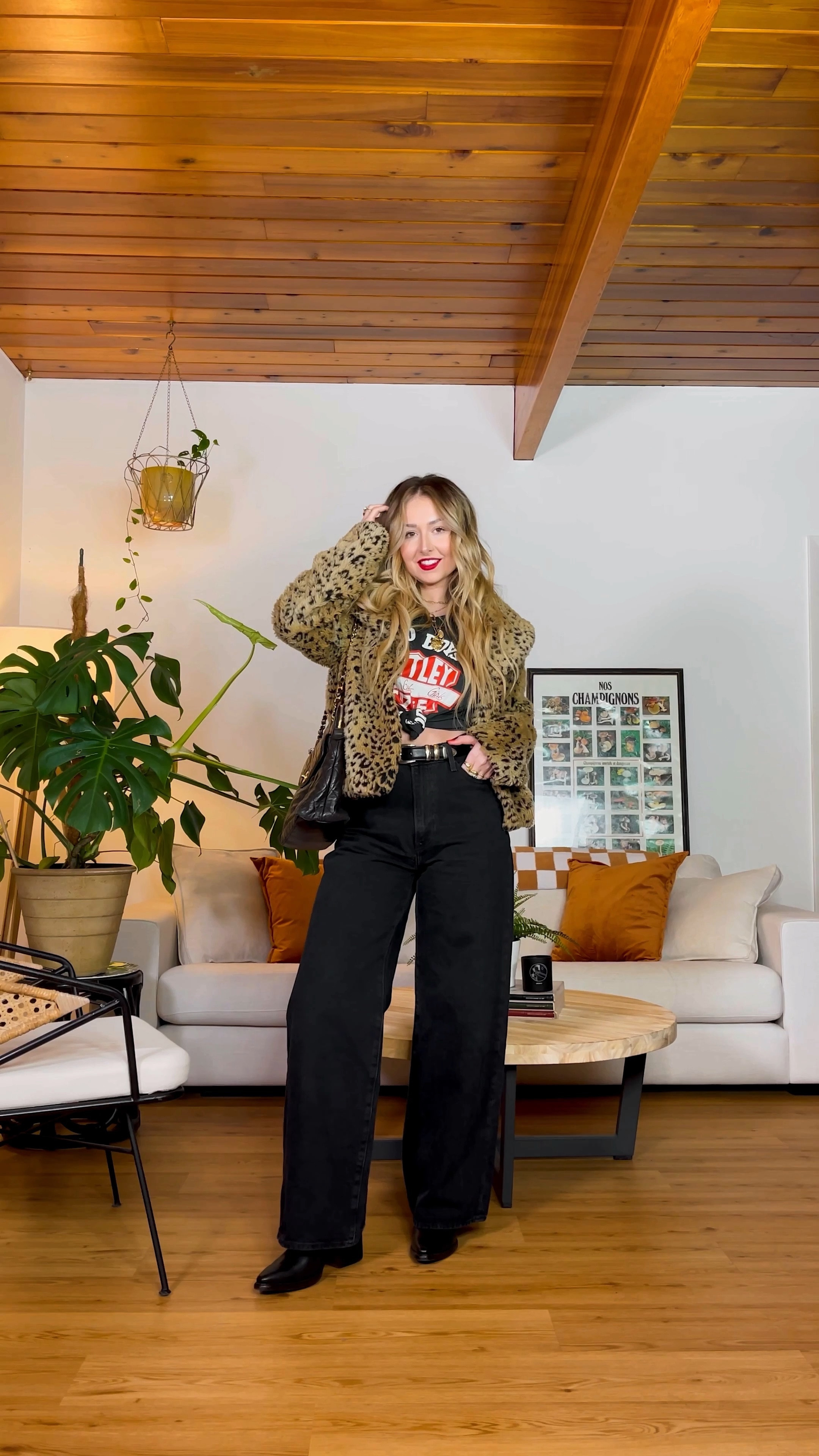 These are my favorite jeans! My waist measures a 28” but I got these in a 29” and a 32” length - I’m 5’5 for reference! Hope this helps!❤️ My shirt is an original 80s vintage tee, but I found similar reprints to easily recreate the same look. My jacket was thrifted years ago, so I found some similar ones I think you will love! 

#LTKMostLoved #LTKVideo #LTKstyletip