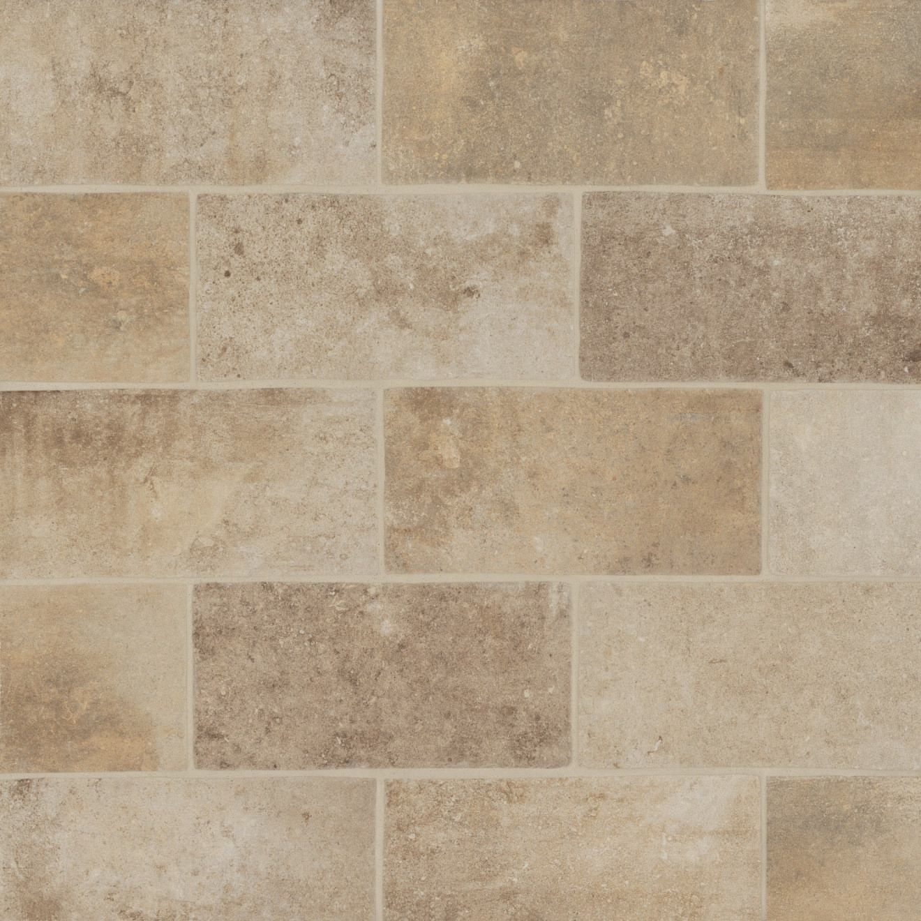 Montana 5" x 10" Matte Brick-Look Porcelain Field Tile in Flathead | Bedrosians Tile & Stone