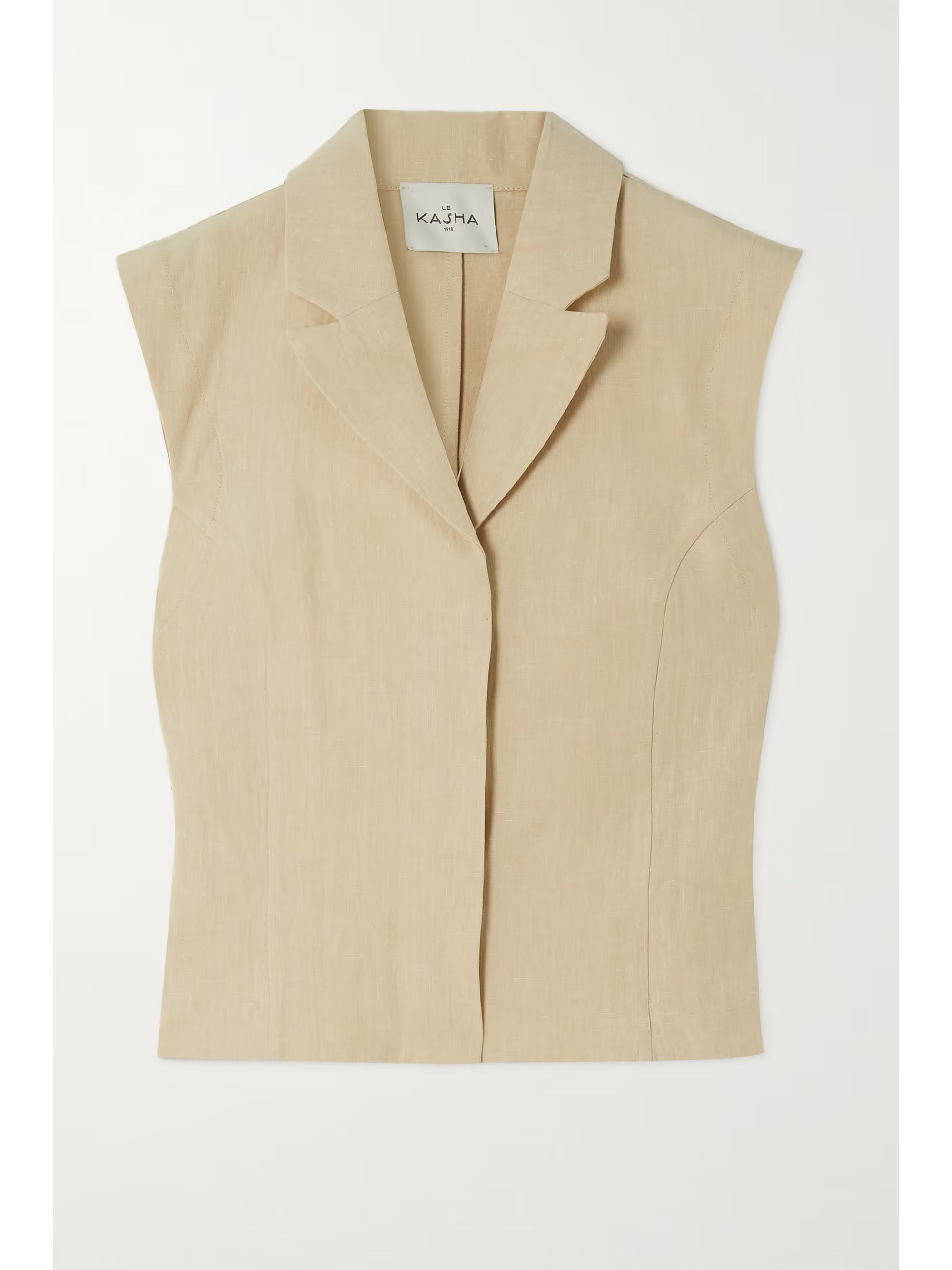 Sawadah organic linen vest | NET-A-PORTER (US)