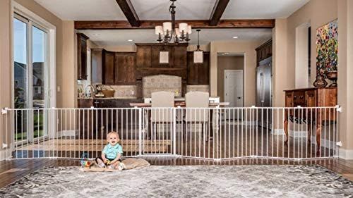 Regalo 192-Inch Super Wide Adjustable Baby Gate and Play Yard, 4-In-1, Bonus Kit, 4 Count (Pack o... | Amazon (US)