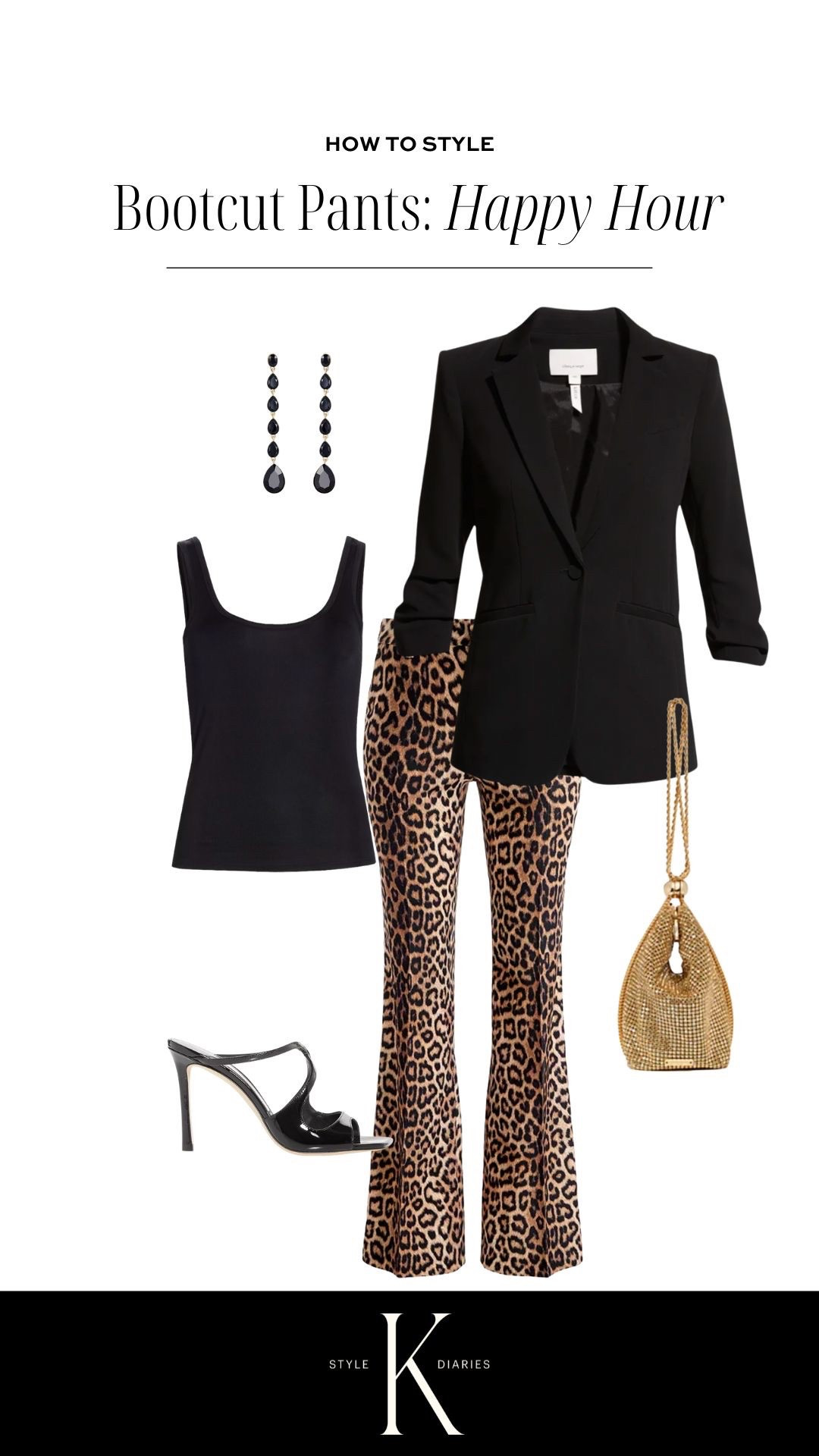 The Bloomingdale’s Friends & Family Sale just kicked off (and my shopping cart is overflowing.) How cute are these leopard print pants? I know they’re rather bold and eye-catching, but when styled with neutral pieces, they look so chic! This would make for the perfect work or post-work happy hour outfit. The earrings and purse add such fun texture while the tank and blazer keep things streamlined. 

#LTKSaleAlert #LTKStyleTip #LTKWorkwear