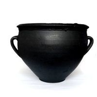 Extra Large Black Planter Pot. Very Antique Primitive Clay Vessel. Wabi Sabi Pottery Big Bowl | Etsy (US)