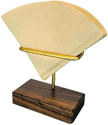 Coffee Filter Holder,Walnut Coffee Filter Paper Rack Coffee Filters Shelf Filtering Paper Storage Co | Amazon (US)