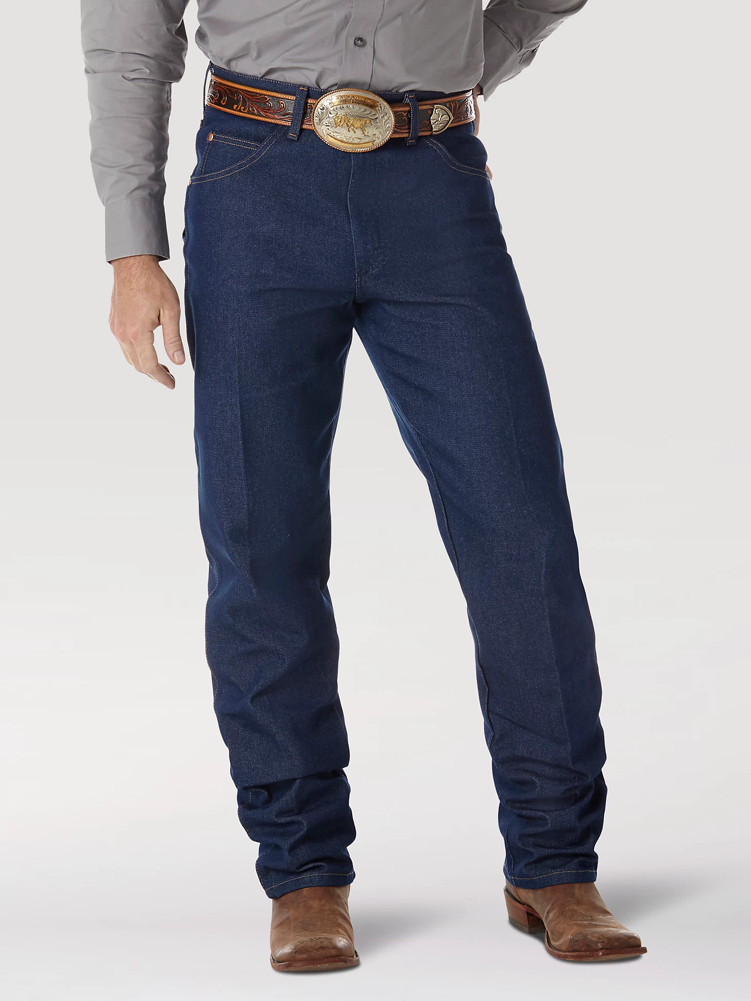 Cowboy Cut Relaxed Fit:Rigid Indigo:33:38 | Wrangler