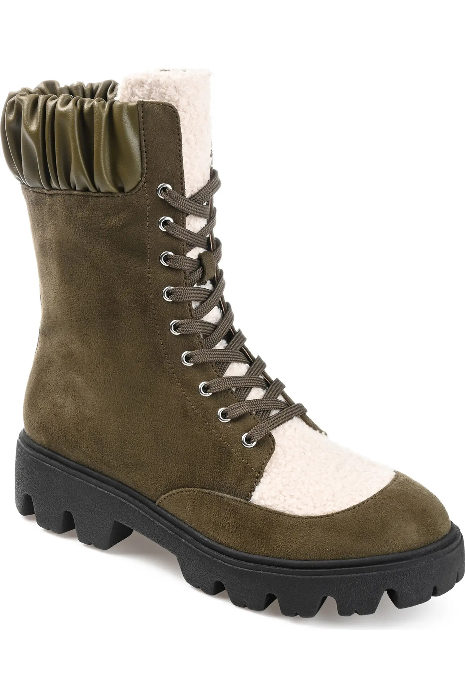 Journee Collection Elibor Faux Shearling Bootie (Women) | Nordstromrack | Nordstrom Rack