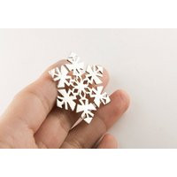 sterling Silver Snowflake Brooch Winter Holiday Pin | Etsy (US)