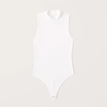 Seamless Mockneck Bodysuit | Abercrombie & Fitch (US)