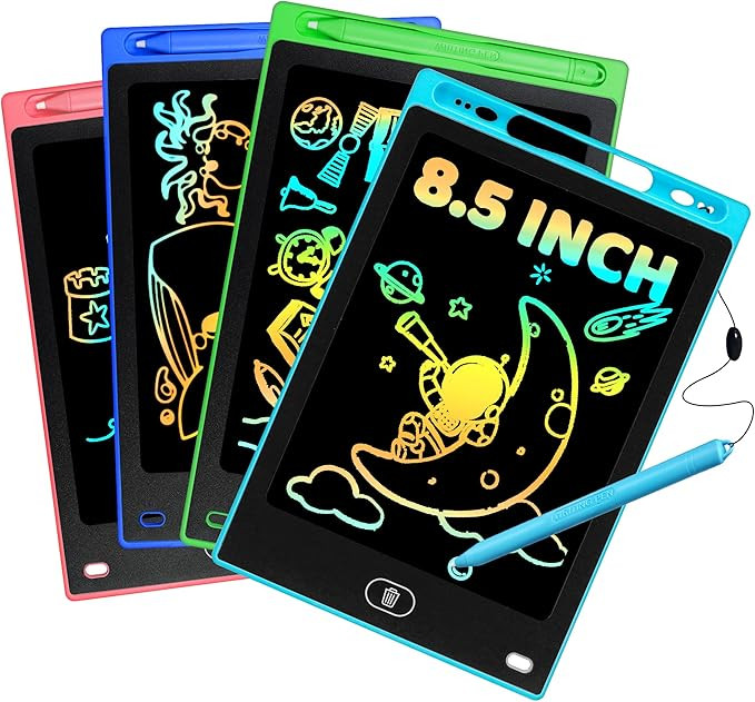 Christmas Gift Stocking Stuffer 4 Pack LCD Writing Tablet for Kid, 8.5 Inch Doodle Writing Board ... | Amazon (US)