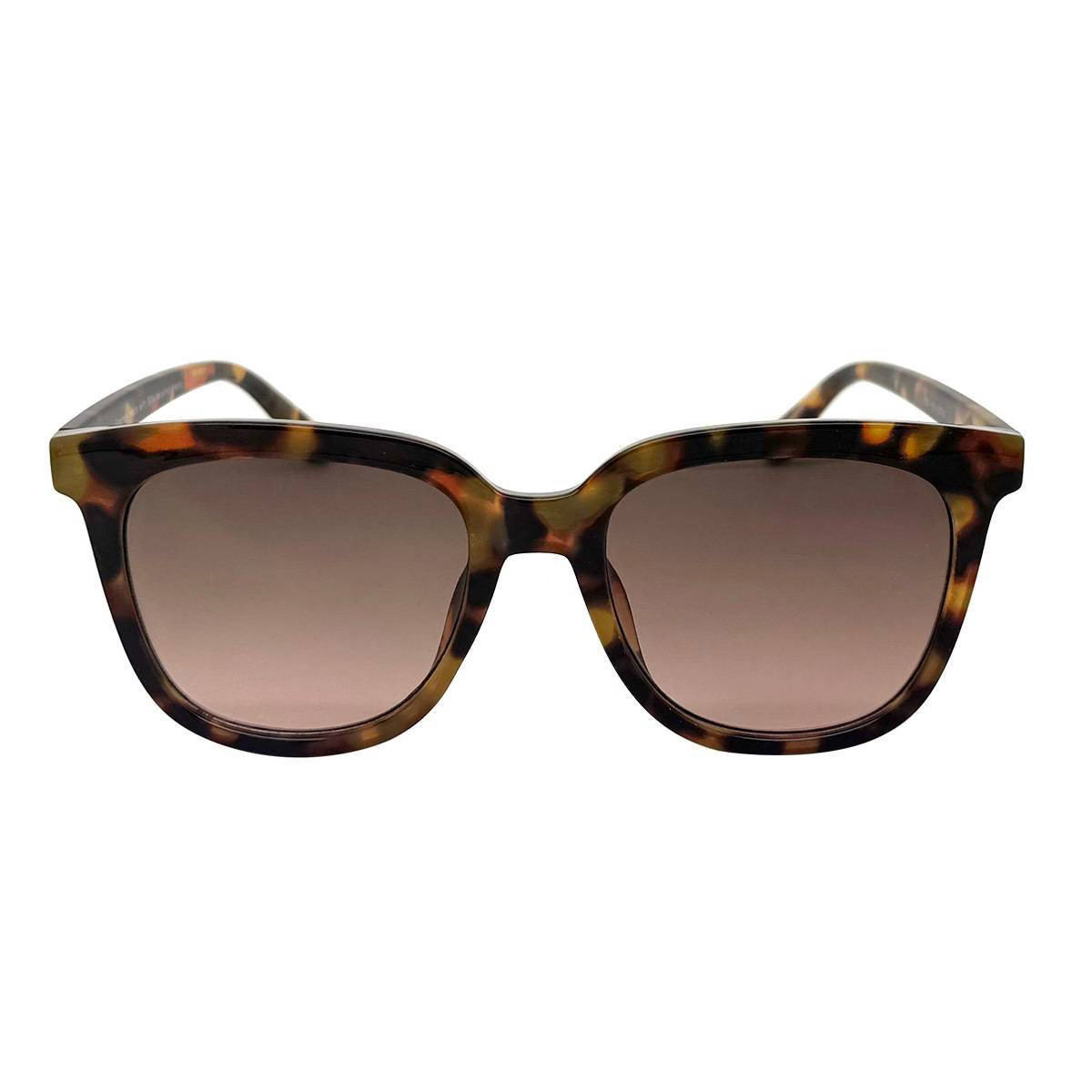 Women's Recycled Plastic Square Tortoise Print Sunglasses - Wild Fable™ Brown: UV Protection, W... | Target