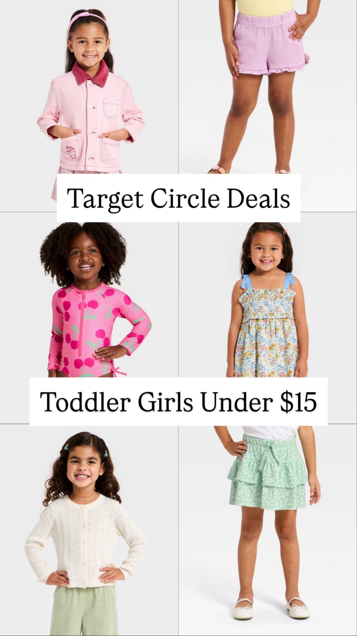 Toddler girl picks under $15 from @Target Circle Deals! 

#LTKKids