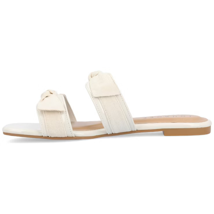 Journee Collection Womens Ireanna Tru Comfort Foam Slip On Slide Flat Sandals | Target