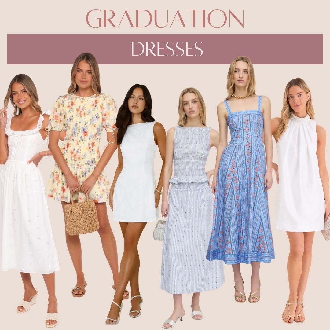 Graduation dresses! #graduation #dress #event #wedding #graduationoutfit #springdresses #summer 

#LTKootd #LTKgrwm #LTKWedding
