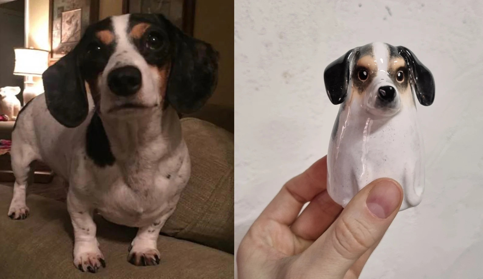 Custom Pet Portrait Personalized Pets Painting Ceramic - Etsy | Etsy (US)