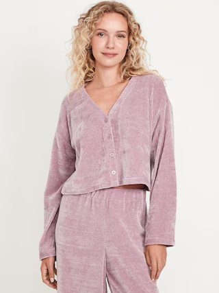 Cozy Chenille Button-Down Top | Old Navy (US)